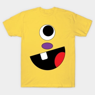 Silly Monster Face T-Shirt | One Eye T-Shirt